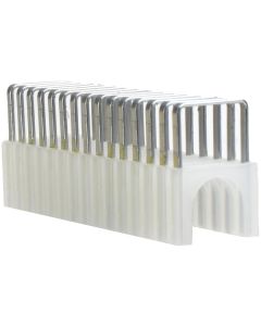 Arrow 591189 Clear T59 Insulated Staples for RG59 quad & RG6, 5/16" x 5/16", 300 pk